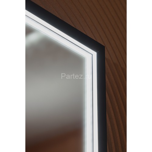 Зеркало AZARIO Эдисон - МЕТЕО 800х600 с подсветкой, бесконтактный сенсор с функцией диммера, погодны