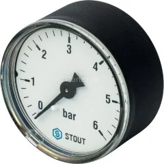 Манометр акс. D63 мм 6 бар 1/4&quot; STOUT