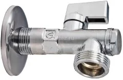 Кран шаровой угловой с фильтром для подключения с/т приборов 1/2&quot;x3/4&quot; VALTEC
