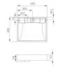 Раковина AQUATON Рейн 60 (1A72103KRW010)