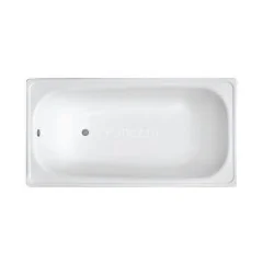 Ванна стальная WhiteWave Classic 150*75 в комплекте с белыми подставками (CL-1500)