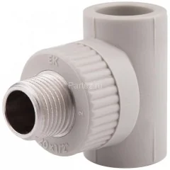 Тройник комбинированный PPR-НР D32х3/4&quot; Ekoplastik