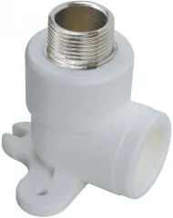 Угол комб. PPR-НР с креплением D25х1/2&quot; Lammin 60/20