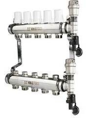 Коллекторная группа НЕРЖ. в сборе 1&quot;х6х3/4&quot;ЕК VALTEC