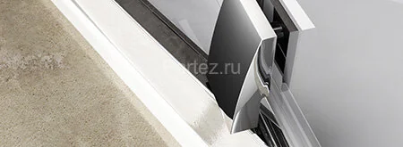 Душевая дверь Ravak Pivot распашная 120х190, толщина полотна 6мм универсальная, цвет профиля хром