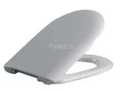 Крышка-сиденье для унитаза Haro Стрим стальное двухпозиционное крепление, белое (516343)