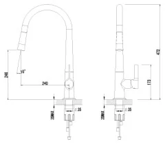 Смеситель для кухни Lemark Soul LM6001C