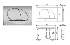 ПЭК MERIDIAN 480мм унитаз+сид.микр.+инстал.+кнопка