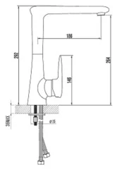 Смеситель Lemark Status LM4405C для кухни