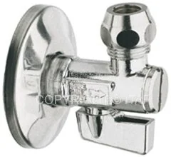 Кран перекрывающий с цанговым зажимом 1/2&quot;х10мм art.906 ITAP