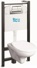 ПЭК Roca MITOS L (унитаз + сидение с микролифтом + инсталляция + кнопка)