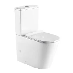 Унитаз-компакт Azario Maro 670x380x850 напольный, безободковый, с бачком и сиденьем микролифт (AZ-21