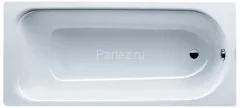 Ванна стальная Kaldewei Eurowa, Mod.312, размер 1700х700х390 мм, цвет alpine white, без ножек