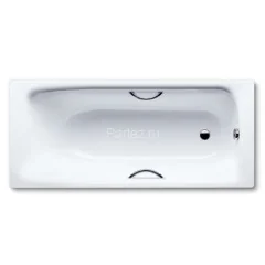 Ванна стальная Kaldewei Eurowa 150х70х39, alpine white, без ножек, с отверстиями для ручек