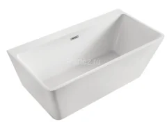 Ванна акриловая Azario OXFORD 1700х830х650, пристенная, в комплекте с сифоном и металлической рамой 