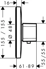 15706000 Ecostat E Термостат Ecostat E Highflow, СМ