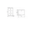 Timo Comfort T-8815 Fabric Glass душевая кабина (120*90*220), шт