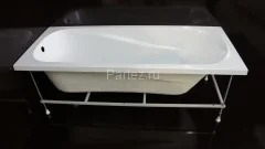Ванна Loranto Arctica 160х70 с каркасом и экраном, ABS пластик, белая (CS00025378)