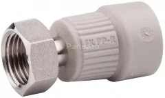 Муфта МВ PPR с накидной гайкой D25х1&quot; Ekoplastik