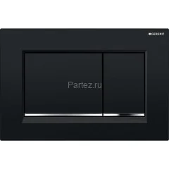 Кнопка смыва Geberit Sigma 30, двойной смыв, черный