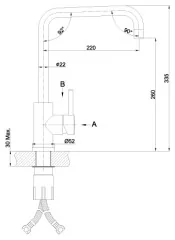Смеситель Lemark Expert LM5077S для кухни