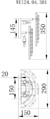 Бра Wertmark WE124.04.301