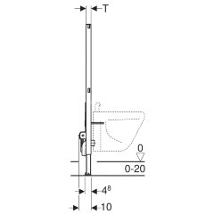 Инсталляция Geberit Duofix для биде, 112 см, универсальная (111.520.00.1)