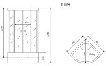 Timo Standart T-6690 Silver душевая кабина (90*90*220), шт