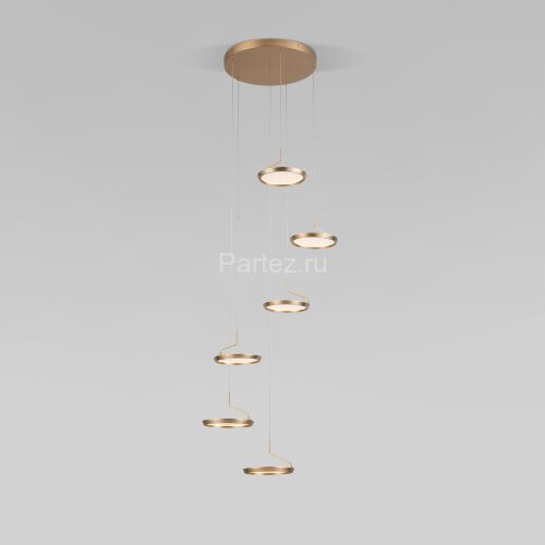 Подвесной светильник Eurosvet 90034/6  золото