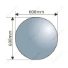 Зеркало с LED-подсветкой MELANA-600 (MLN-LED087)