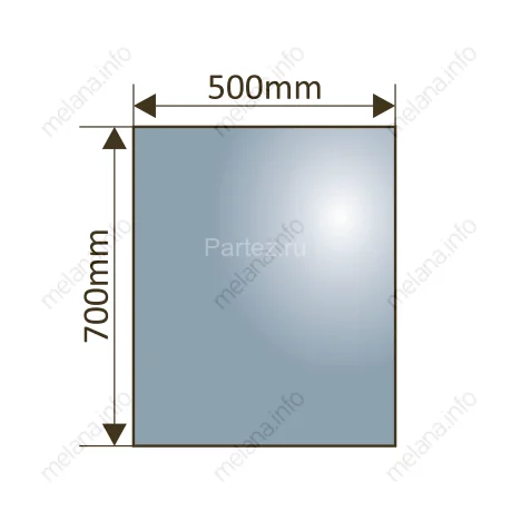 Зеркало с LED-подсветкой MELANA-5070 (MLN-LED001)
