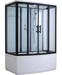 Timo Standart T-6650 Black душевая кабина (150*88*220), шт