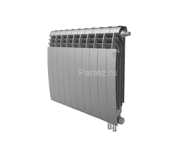 Радиатор Royal Thermo BiLiner 500 /Silver Satin VR - 10 секц.