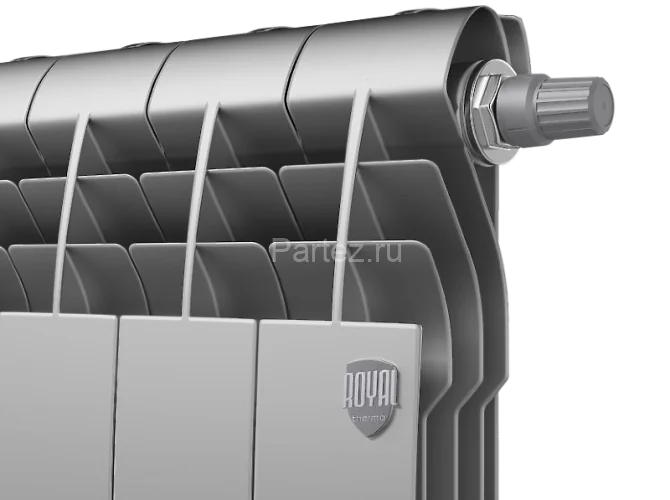 Радиатор Royal Thermo BiLiner 500 /Silver Satin VR - 10 секц.