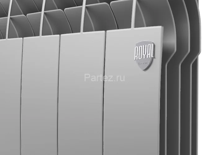 Радиатор Royal Thermo BiLiner 500 /Silver Satin VR - 10 секц.