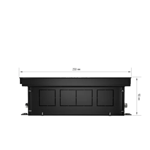 Конвектор внутрипольный Royal Thermo ATRIUM-90/250/1600-DG-U-BL
