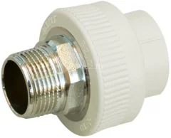 Муфта комбинированная PPR-НР D32х1&quot; Ekoplastik