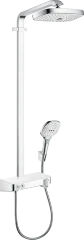 Hansgrohe 27126400 Raindance Select E 300 2jet Showerpipe, 1/2, белый/хром