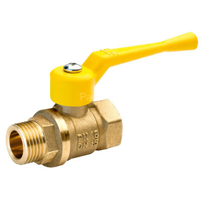 Кран шаровой газовый 11Б27П Dу25 в-н рыч.