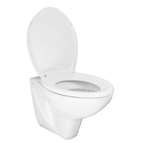 Унитаз подвесной Creo Ceramique PROJECT 355х490х375 в комплекте с быстросъемным сиденьем микролифт (