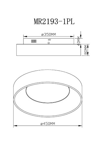 Потолочный светильник MyFar MR2193-1PL