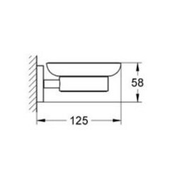 Мыльница Grohe Essentials, Хром (40444001)