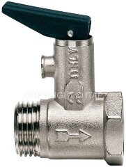 Клапан предохранительный для бойлера 1/2&quot; с ручкой спуска art.367 ITAP
