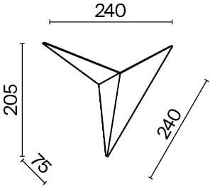 Бра Maytoni C808WL-L3B