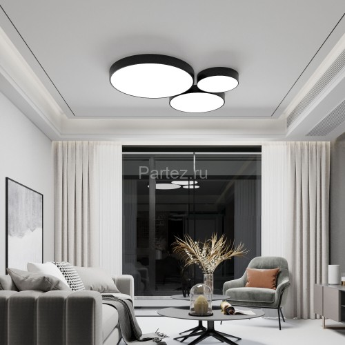 Потолочный светильник Eurosvet 90318/1 черный