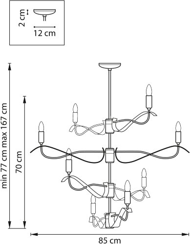 Потолочная люстра Lightstar 733283