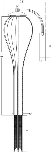 Бра Arte Lamp A1577AP-1CC