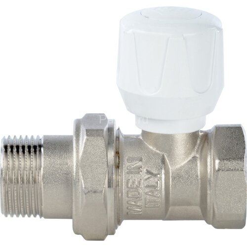 Клапан ручной терморегулирующий прямой 3/4" Stout