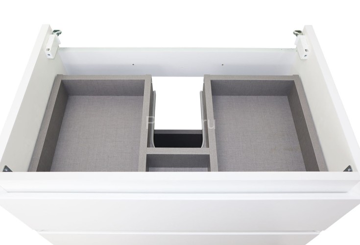 Комплект тумба Azario Velluto 70 700х450х660 подвесная, с раковиной Slim 70, белый матовый (CS000886