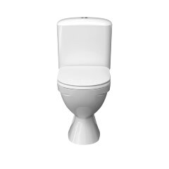 Унитаз-компакт КЕРАМИН Капри Алкапласт с жестким сиденьем, белый
